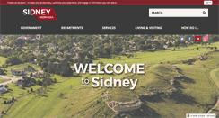 Desktop Screenshot of cityofsidney.org