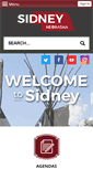 Mobile Screenshot of cityofsidney.org